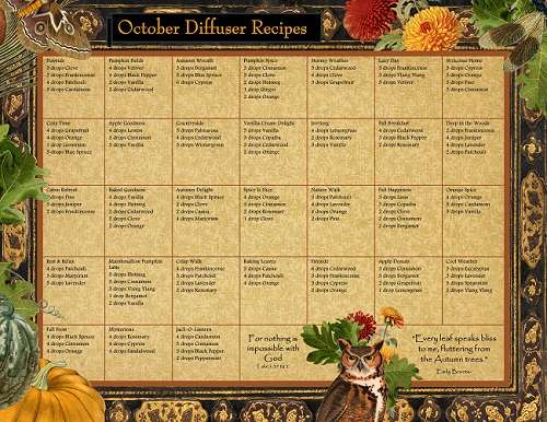 October Essential Oils Diffusing Collection