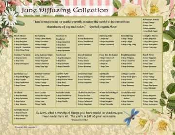 June Essential Oils Diffusing Collection