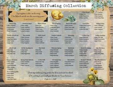 March Essential Oils Diffusing Collection